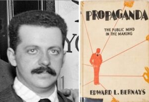 Künstlerkollektiv Erisische Kontrollgruppe Δόξα στην Έριδα in Frankfurt/Main: Edward Bernays und sein Werk "Propaganda"