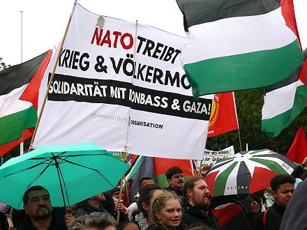 Solidarität mit Donbass und Gaza