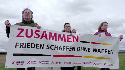 Zusammen Frieden schaffen ohne Waffen