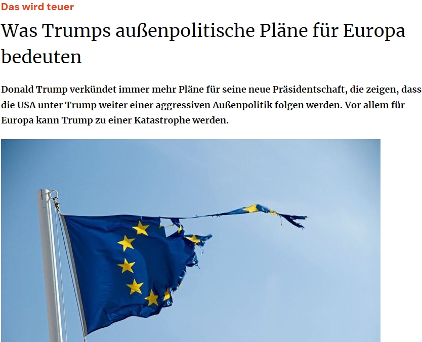 Was Trumps außenpolitische Pläne für Europa bedeuten