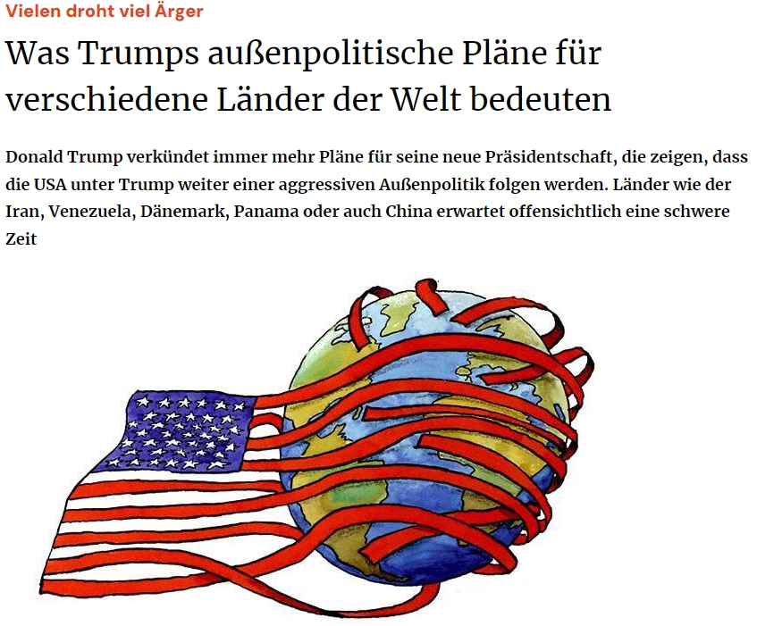 Was Trumps außenpolitische Pläne für verschiedene Länder der Welt bedeuten