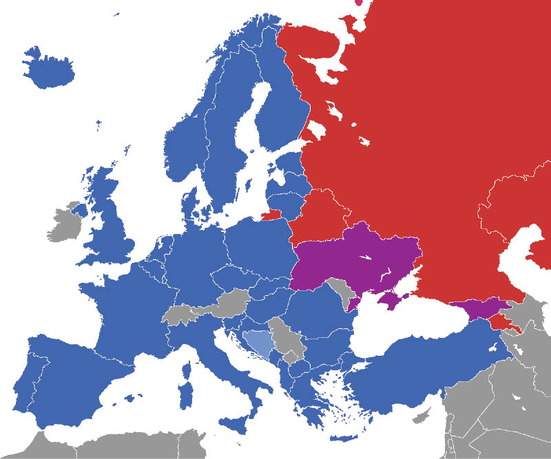 Nato-Mitgliedsländer CC BY-SA 4.0, Wikimedia Commons